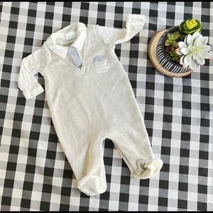 FAO dapper baby onesie romper